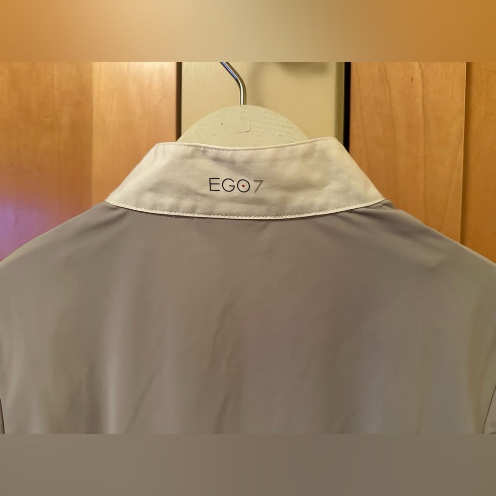 EGO7 Equestrian Show Shirt, Ice Grey/White, Size 2, Excellent Condition! - Picture 5 of 11